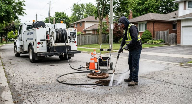 Sewer Line Clearing in Cary, NC