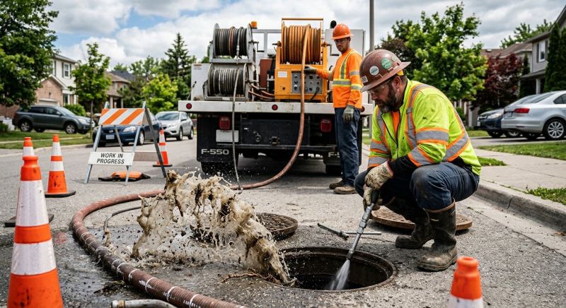 Sewer Line Clearing in Aurora, CO