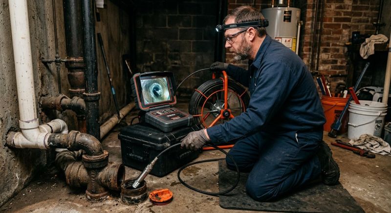 Drain Line Inspection in Denver, CO