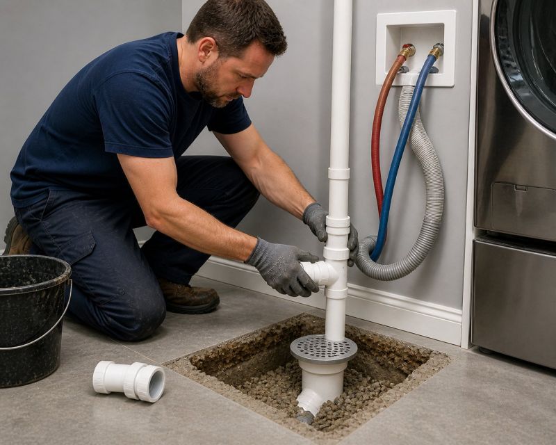 Floor Plumbing Installation in Charlotte, NC