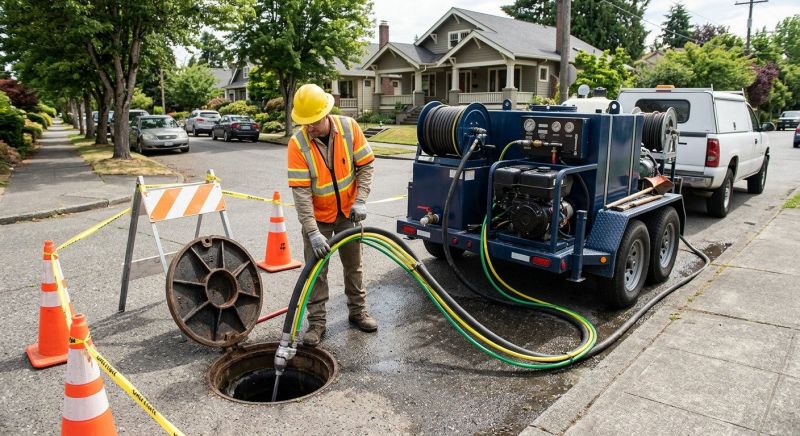 Sewer Line Jetting in Katy, TX